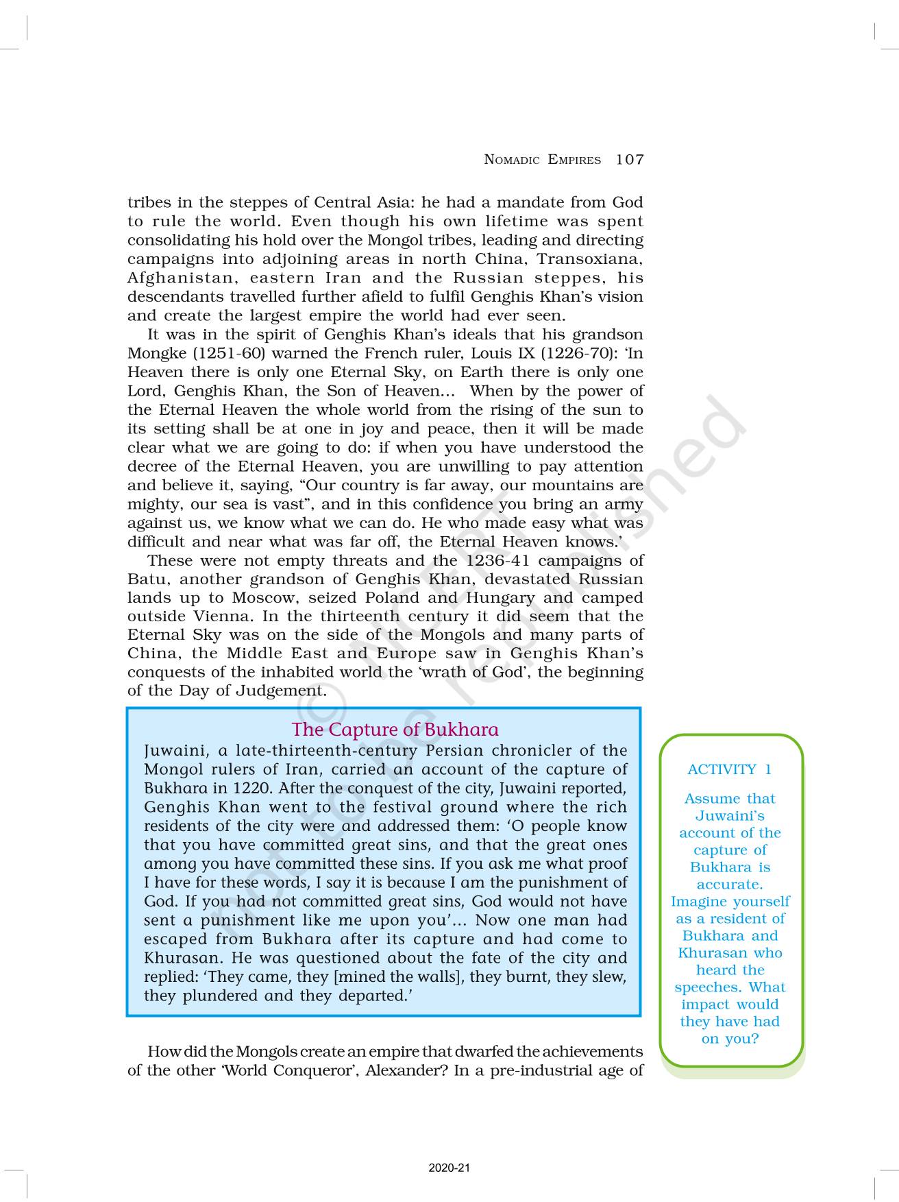 Nomadic Empires NCERT Book Of Class 11 Themes In World History